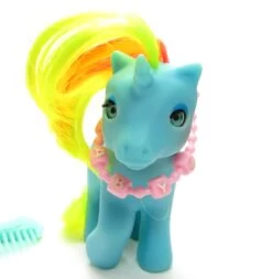 Hasbro Baby Ribbon My Little Pony With Beddy Bye Eyes -Hasbro Fun Toys Baby Ribbon My Little Pony with Necklace Duck Comb