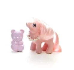 Hasbro Baby Cotton Candy My Little Pony G1 Toy With Brush & Necklace