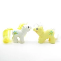 Hasbro Big Top & Toppy Newborn Twins G1 My Little Pony Set With Accessories -Hasbro Fun Toys Big top toppy vintage my little pony twins