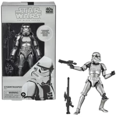 Hasbro Carbonized Stormtrooper - Star Wars The Black Series 6-Inch Action Figure