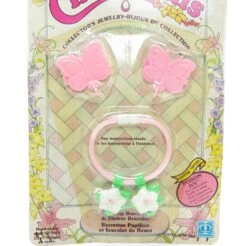 Hasbro Flower Bracelet MOC Charmkins Butterfly Barrettes Mint On Card Factory Sealed -Hasbro Fun Toys Charmkins butterfly barrettes flower bracelet set