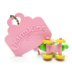 Hasbro Bouncing Bet & Half An Inchworm Charmkins Name Tag Keychain -Hasbro Fun Toys Charmkins charm tag keychain luggage identification ID