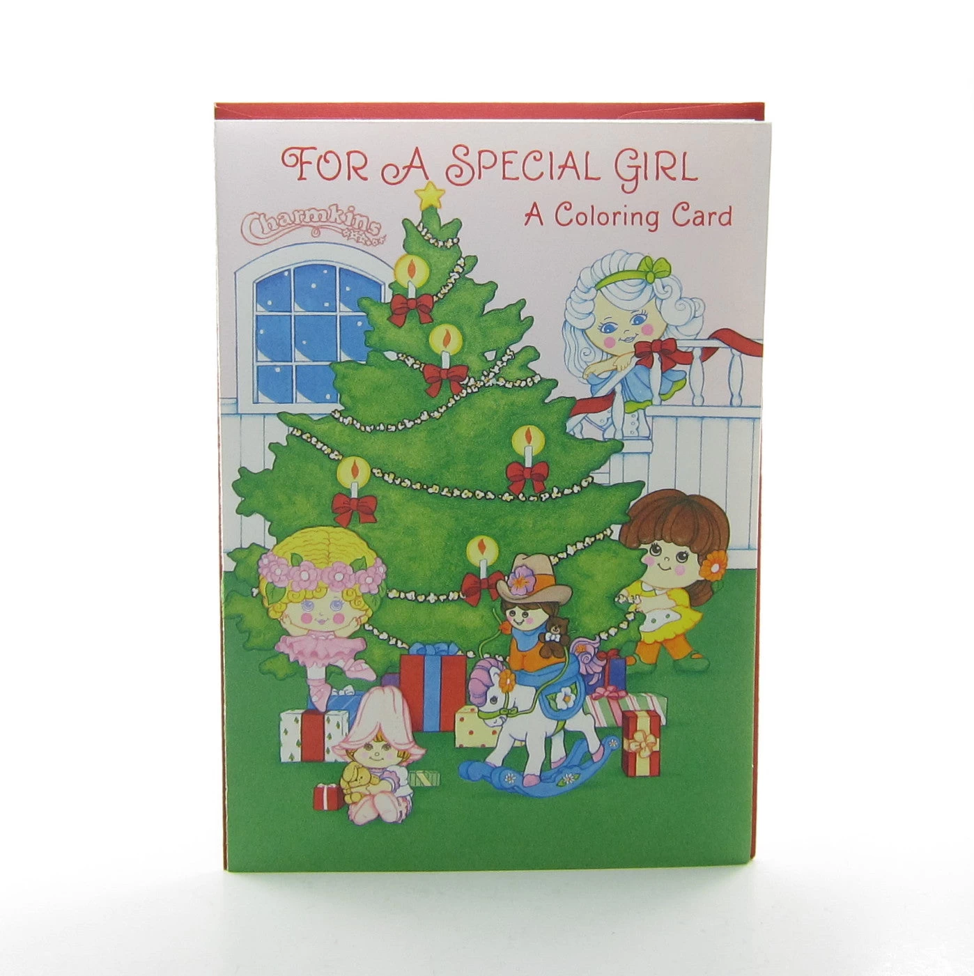 Hasbro Charmkins Merry Christmas Greeting Card With Coloring Page 3 Hasbro Charmkins Merry Christmas Greeting Card With Coloring Page