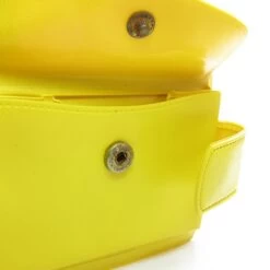 Hasbro Charmkins Wallet Vintage Yellow Vinyl Bifold Billfold & Coin Purse With Brown Eyed Susan -Hasbro Fun Toys Charmkins coin purse wallet billfold vintage 1983