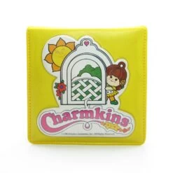 Hasbro Charmkins Pocket Mirror Yellow Vinyl Wallet With Brown Eyed Susan