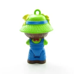 Hasbro Pop-Corn Charmkins Vintage Farmer Charm -Hasbro Fun Toys Charmkins pop corn charm hasbro 1980s