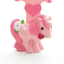 Hasbro Cotton Candy My Little Pony 1984 McDonald's Bookmark -Hasbro Fun Toys Cotton candy my little pony bookmark 1984 g1