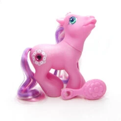 Hasbro Crystal Lace G3 My Little Pony Jewel Ponies With Brush