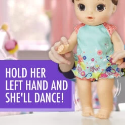Hasbro Baby Alive Potty Dance Talking Baby Doll With Brown Hair -Hasbro Fun Toys E0610 Baby Alive Potty Dance Baby 4 27613.1654282916