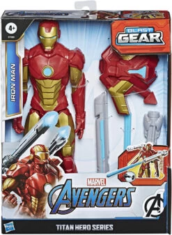 Hasbro Avengers Marvel Titan Hero Series Blast Gear Iron Man Action Figure -Hasbro Fun Toys E7380 2 97692.1657572719