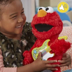 Hasbro Sesame Street Rock And Rhyme Elmo Talking, Singing Plush Toy -Hasbro Fun Toys E9227 3 57449.1668797298