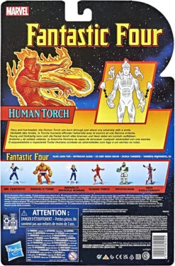 Hasbro Fantastic Four The Human Torch 6-inch Action Figure Toy -Hasbro Fun Toys F0351 The Human Torch 6 inch Action Figure 10 78051.1663971147
