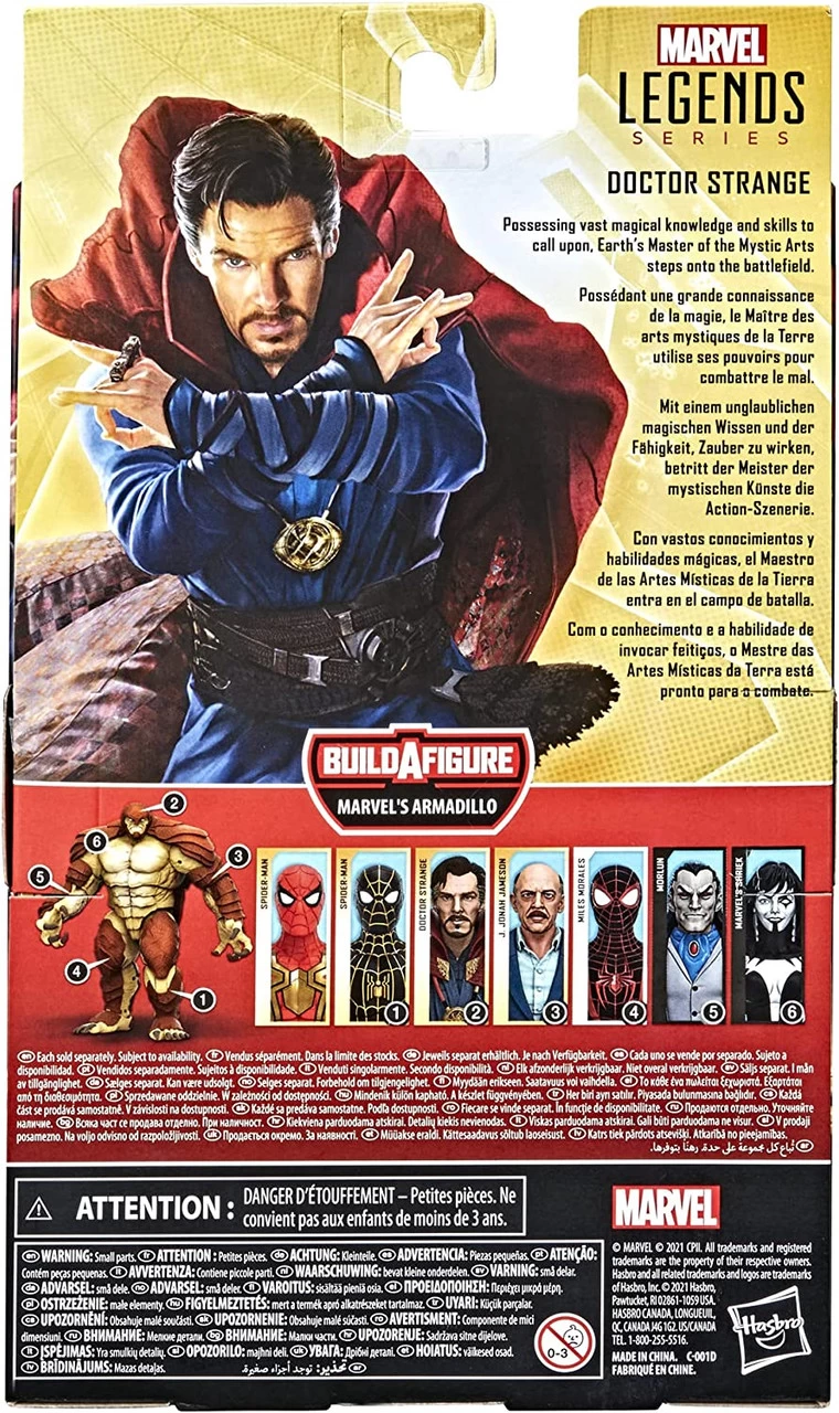 Hasbro Spider-Man Marvel Legends Series Doctor Strange 6in Action Figure 10 Hasbro Spider-Man Marvel Legends Series Doctor Strange 6in Action Figure - Image 8