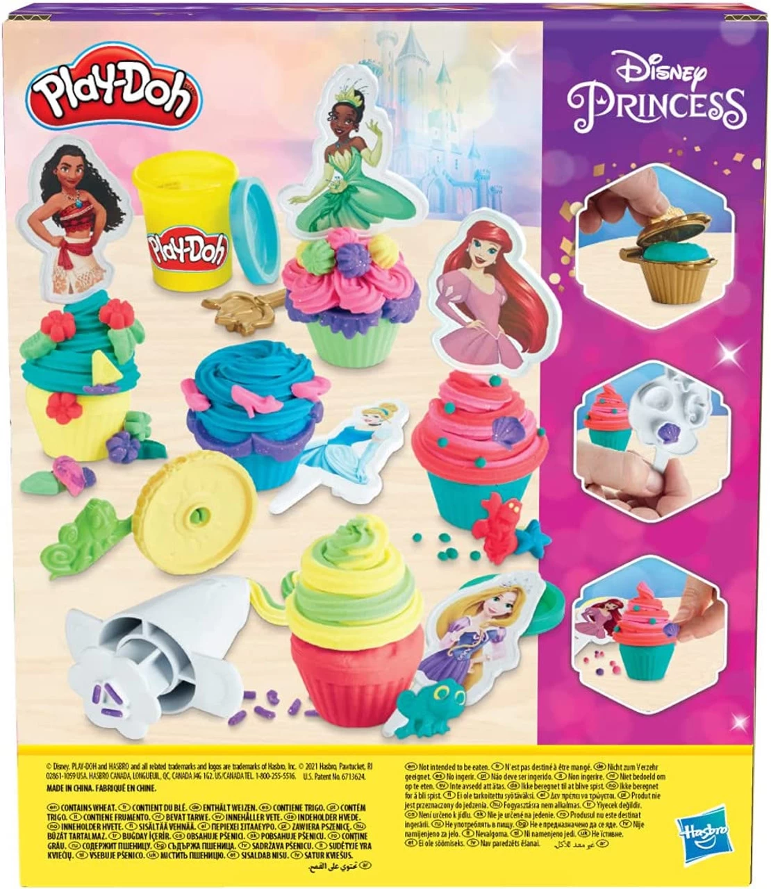 Hasbro Play-Doh Disney Princess Cupcakes Playset 6 Hasbro Play-Doh Disney Princess Cupcakes Playset - Image 4