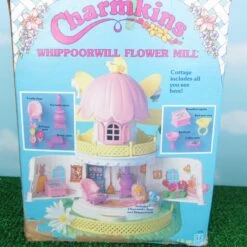 Hasbro Charmkins Flower Mill Play Set Windmill With Whippoorwill, Chrysanthemum & Furniture -Hasbro Fun Toys Flower mill charmkins cottage playset chrysanthemum bird ring