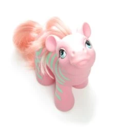 Hasbro Zig Zag The Zebra My Little Pony Vintage G1 Pony Friends -Hasbro Fun Toys G1 Pony Friends pink zebra green stripes mein kleines