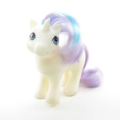 Hasbro Baby Glory My Little Pony G1 Unicorn -Hasbro Fun Toys G1 baby glory my little pony white unicorn blue purple hair