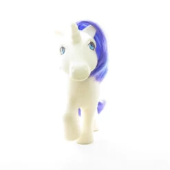 Hasbro Glory Unicorn My Little Pony Vintage G1 -Hasbro Fun Toys G1 glory my little pony unicorn toy white body blue purple hair