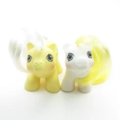 Hasbro Big Top & Toppy Newborn Twins G1 My Little Pony Set With Accessories -Hasbro Fun Toys G1 my little pony big top toppy newborn twins