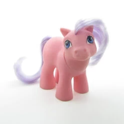 Hasbro Pink Baby Ember My Little Pony Mail Order Toy -Hasbro Fun Toys G1 my little pony pink baby ember purple hair