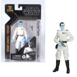 Hasbro Grand Admiral Thrawn [Graded And Signed By Timothy Zahn] - Star Wars Archive Series Action Figure