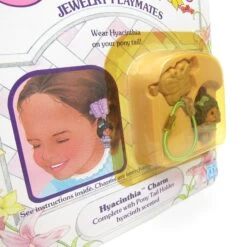Hasbro Hyacinthia MOC Charmkins Vintage Ponytail Holder Butterfly Factory Sealed -Hasbro Fun Toys Hyacinthia pony tail holder purple butterfly charmkins