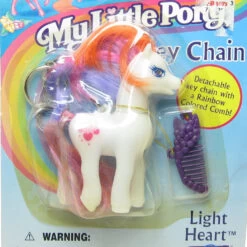 Hasbro Light Heart G2 My Little Pony Keychain MOC -Hasbro Fun Toys Light heart my little pony g2 keychain