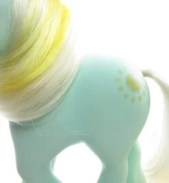 Hasbro Sunbeam Unicorn My Little Pony Vintage G1 -Hasbro Fun Toys Mint green pony white yellow mane tail sunbeam