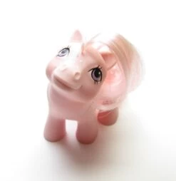 Hasbro Baby Cotton Candy My Little Pony G1 Toy With Brush & Necklace -Hasbro Fun Toys My little pony baby cotton candy necklace