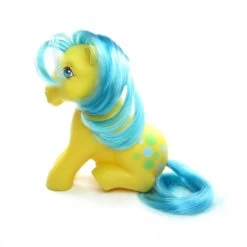 Hasbro Bubbles My Little Pony Vintage G1 Sitting Pose