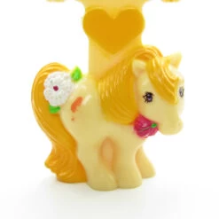 Hasbro Butterscotch My Little Pony 1984 McDonald's Bookmark -Hasbro Fun Toys My little pony butterscotch bookmark 1984