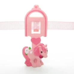 Hasbro Cotton Candy My Little Pony 1984 McDonald's Bookmark -Hasbro Fun Toys My little pony cotton candy bookmark necklace ribbon choker