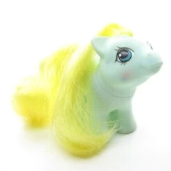 Hasbro Jangles Newborn Twins G1 My Little Pony -Hasbro Fun Toys Newborn twins pony jangles yellow hair baby