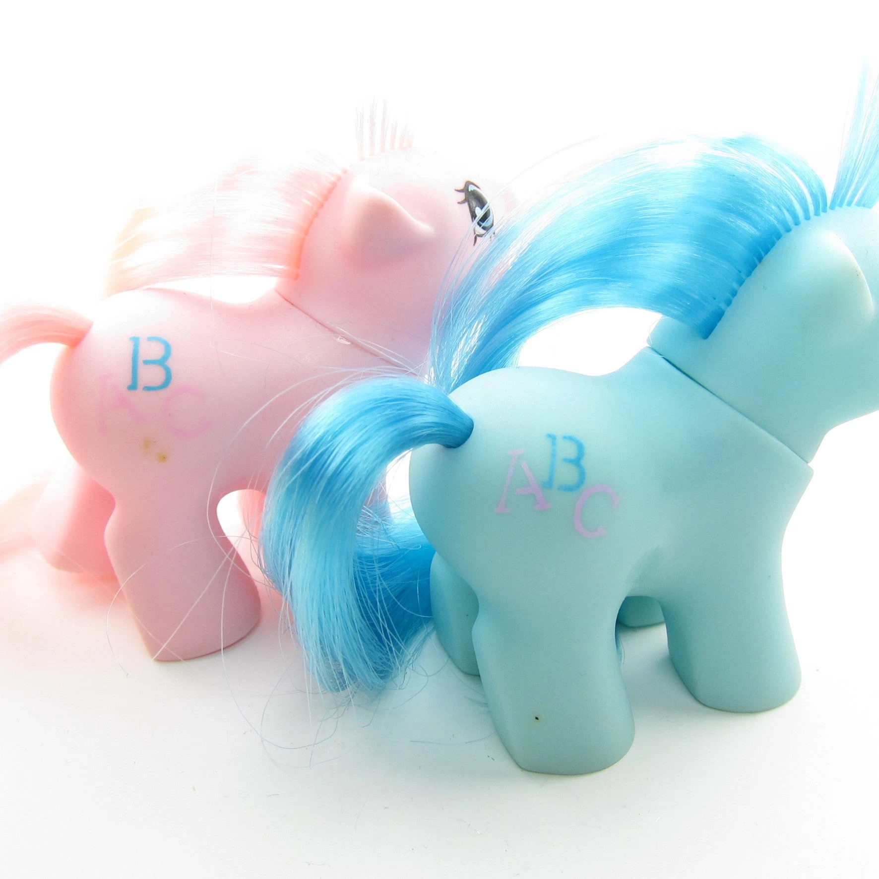 Hasbro Doodles & Noodles Newborn Twins G1 My Little Pony Set With Accessories 6 Hasbro Doodles & Noodles Newborn Twins G1 My Little Pony Set With Accessories - Image 4