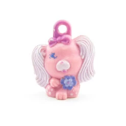 Hasbro Petal Pink Puppy Vintage Charmkins Ring -Hasbro Fun Toys Petal pink puppy charmkins dog charm for purple ring