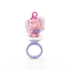 Hasbro Petal Pink Puppy Vintage Charmkins Ring