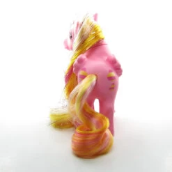 Hasbro Glittering Gem Princess Brush 'n Grow Vintage G1 My Little Pony -Hasbro Fun Toys Pink glittering gem pegasus pony tinsel hair
