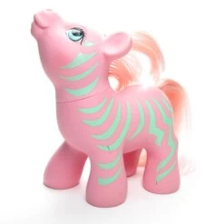 Hasbro Zig Zag The Zebra My Little Pony Vintage G1 Pony Friends -Hasbro Fun Toys Pony friends zig zag zigzag zebra g1 my little