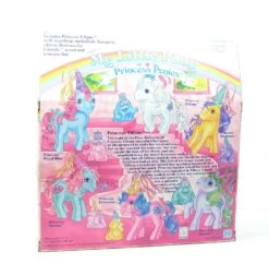 Hasbro MIB Princess Tiffany Vintage G1 My Little Pony NRFB -Hasbro Fun Toys Princess Ponies MIB back