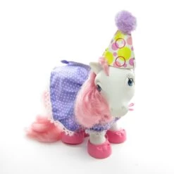 Hasbro Party Time My Little Pony Wear Vintage G1 Birthday Dress & Shoes -Hasbro Fun Toys Purple my little pony dress party hat pink shoes