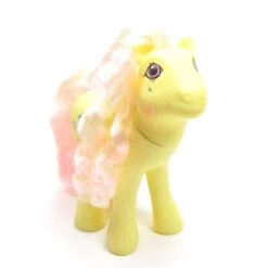 Hasbro Rosedust Flutter Pony Vintage G1 My Little Pony 10 Hasbro Rosedust Flutter Pony Vintage G1 My Little Pony -Hasbro Fun Toys Rosedust My Little Pony vintage G1 yellow body pink hair