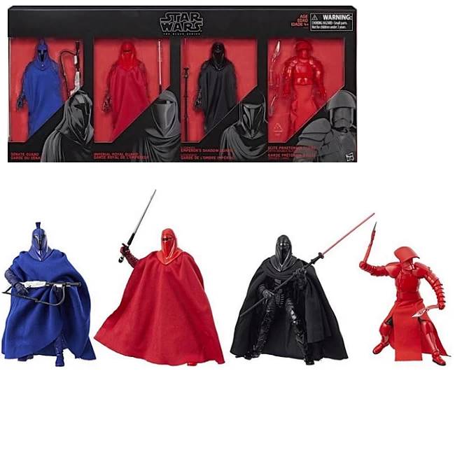 Hasbro Royal Guard, Emperor's Shadow Guard, Imperial Royal Guard, Elite Praetorian Guard - Star Wars The Black Series Guardians Of Evil 4-Pack
