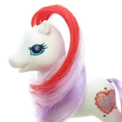 Hasbro Secret Tale Secret Surprise Friends Vintage G2 My Little Pony -Hasbro Fun Toys Secret tale g2 my little pony pink eyes white body red purple hair