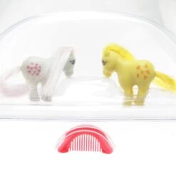 Hasbro Miniature Butterscotch & Snuzzle World's Smallest My Little Pony Retro Toy Set -Hasbro Fun Toys Snuzzle butterscotch world s smallest my little pony miniature