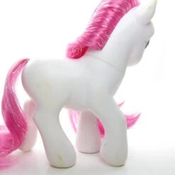 Hasbro Strawberry Swirl G3 My Little Pony From Let's Go Purse Set -Hasbro Fun Toys Strawberry swirl glitter celebration ponies my little pony