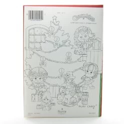 Hasbro Charmkins Merry Christmas Greeting Card With Coloring Page 11 Hasbro Charmkins Merry Christmas Greeting Card With Coloring Page -Hasbro Fun Toys Vintage charmkins christmas card coloring page