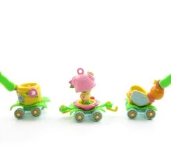 Hasbro Charmkins Sweet Bea With Honey Bee Necklace - BROKEN -Hasbro Fun Toys Vintage charmkins jewelry sweet bea honey train