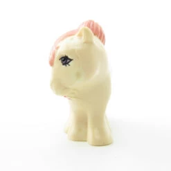 Hasbro My Pony Pixie Charmkins Pendant Necklace With Jewelry Hanger -Hasbro Fun Toys Vintage charmkins my pony pixie toy pink necklace hanger