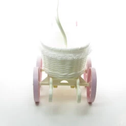 Hasbro Baby Buggy For My Little Pony Playset G1 Toy -Hasbro Fun Toys White plastic my little pony baby buggy toy