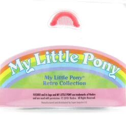 Hasbro Miniature Blue Belle & Cotton Candy World's Smallest My Little Pony Retro Toy Set -Hasbro Fun Toys World s smallest my little pony retro collection red comb